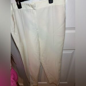 BCBGMAXAZRIA Women's Cream Trousers